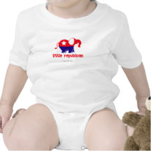 Little Republican Short Sleeve Baby One-Piece Tees