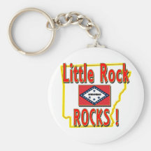 Little Rock Rocks ! (red) Key Chain