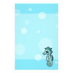 Little Seahorse bubble stationary Personalized Stationery