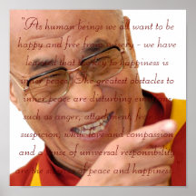 Little Seeds Art HH Dalai Lama Quote2 Print