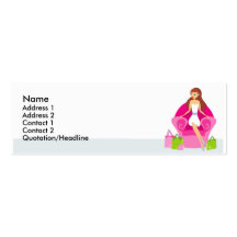 Little Shopper Profile Cards Business Card