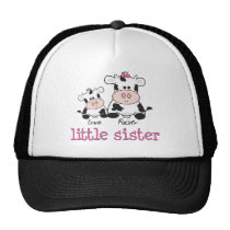 Little Sister Cow T-shirt hats