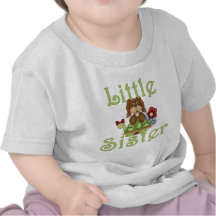 Little Sister Fluffy Pup 2 T-shirt