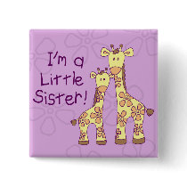 Little Sister Giraffe Pins