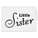 Little Sister Greeting Cards