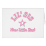Little Sister New Little Star Greeting Card