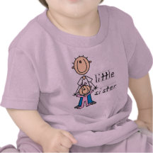 Little Sister with Big Brother T-shirts and Gifts