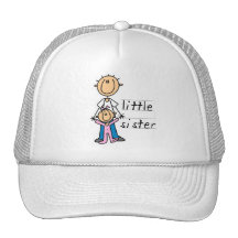 Little Sister with Big Brother T-shirts and Gifts Trucker Hats