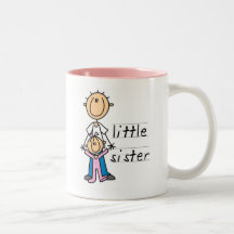 Little Sister with Big Brother T-shirts and Gifts Mugs