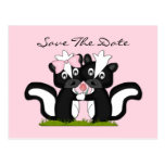 Little Skunks Save The Date Post Cards