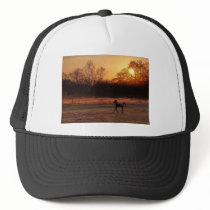 Little Stallion At Sunset Trucker Hat