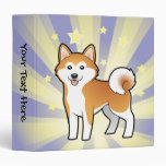 Little Star Akita Inu / Shiba Inu 3 Ring Binders