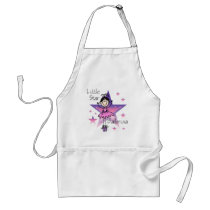 Little Star Ballerina-Black Hair Aprons