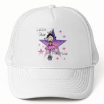 Little Star Ballerina-Black Hair Hats