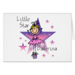 Little Star Ballerina - Blonde Hair Card