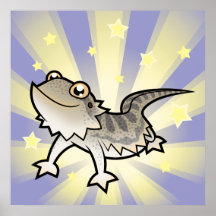 Little Star Bearded Dragon / Rankins Dragon Poster
