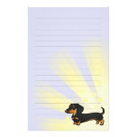 Little Star Dachshund (smooth coat) Custom Stationery