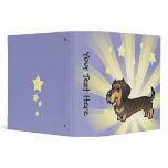 Little Star Dachshund (wirehair) 3 Ring Binders
