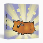 Little Star Guinea Pig (scruffy) 3 Ring Binders