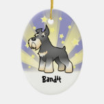Little Star Schnauzer Christmas Tree Ornaments