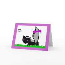 Little Stinker Girl Card