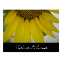 Little Sunflower Wedding postcards