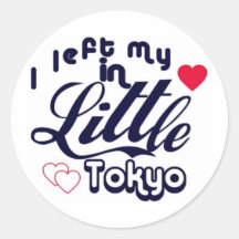 Little Tokyo Round Sticker