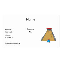 little tot bowling gutter ball business card templates