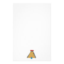 little tot bowling gutter ball stationery paper