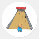 little tot bowling gutter ball sticker