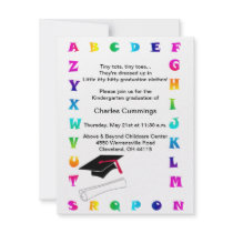 Little Tots Kindergarten Graduation Announcement