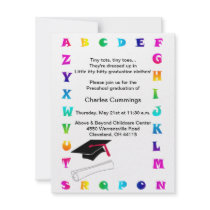 Little Tots Preschool Graduation Announcement