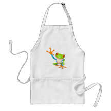 Little tree frog apron