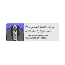 Little Wedding Tuxedo Personalized Address Labels