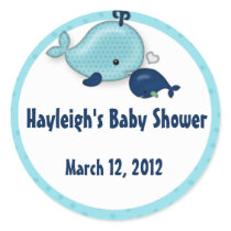 Little Whale Baby Mommy Kiss Sticker