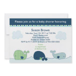 Little Whales Baby Shower Invitation