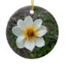 Little White Flower; No Text Christmas Tree Ornaments