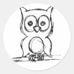 Little Wise Owl Stickers