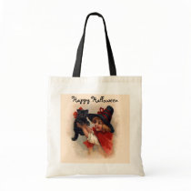 Little Witch Girl Tote Tote Bags