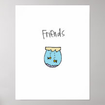little wobblies friend art posters