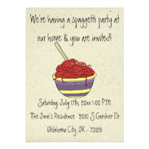 little wobblies spagetti party invitations