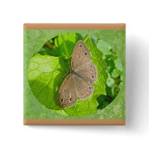 Little Wood Satyr Butterfly Coordinating Items Pin