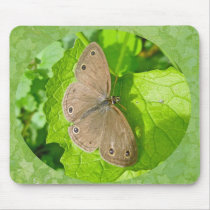 Little Wood Satyr Butterfly Coordinating Items Mousepad