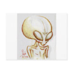 Little Yellow alien form -I am Number Four Post Card