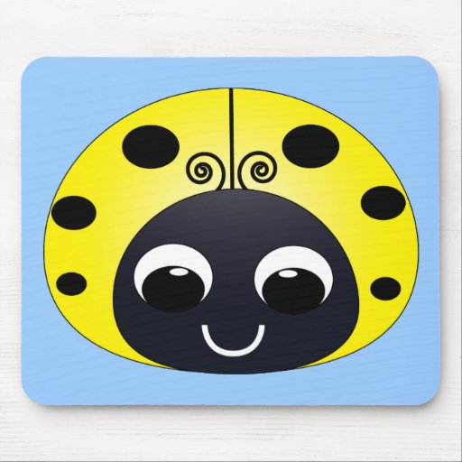 Little Yellow Ladybug Mousepad