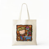 LittleGirlie designer writer bookkeeper cutie TOTE Tote Bag