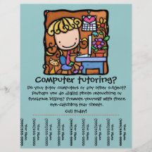 LittleGirlie est un tuteur d'ordinateur ! Customis Tract Personnalisé