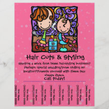 LittleGirlie stylist working from home! PINK Full Colour Flyer