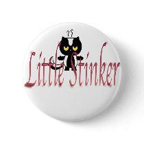 littlestinker.skunk pinback buttons