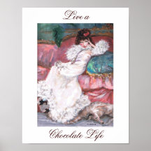 Live a Chocolate Life Posters